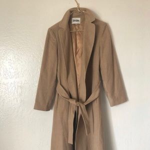 Neiman Marcus Camel Hair Trench Coat